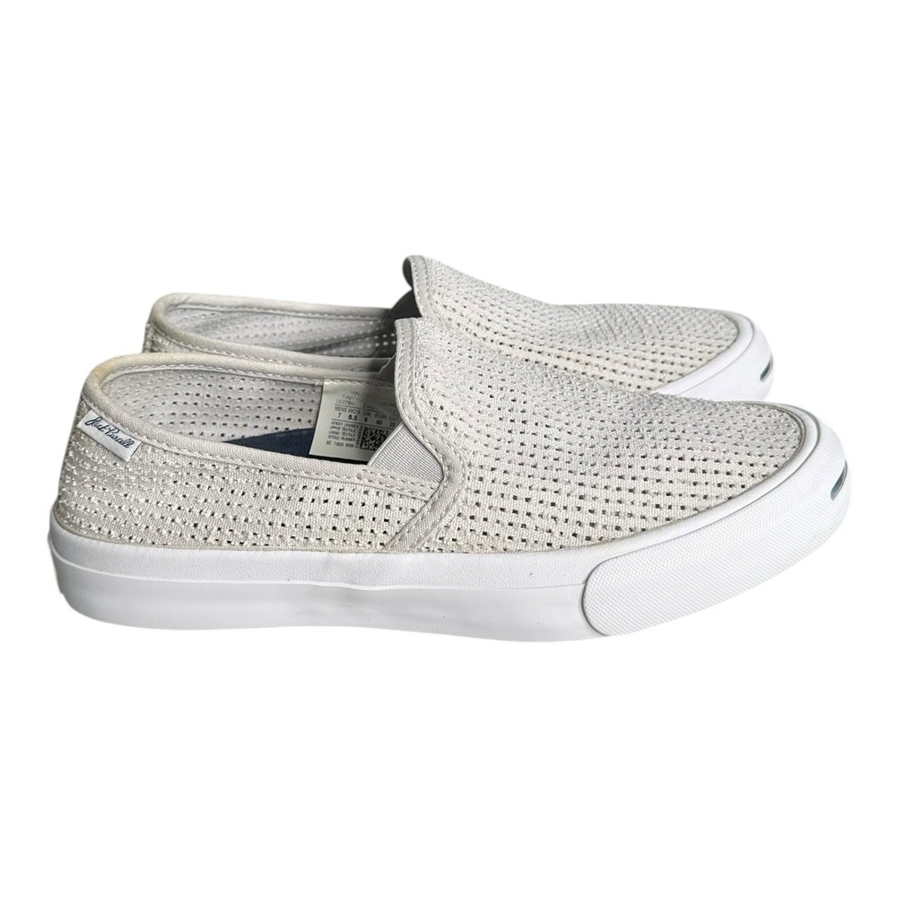 Converse Cream Slip-On Sneakers